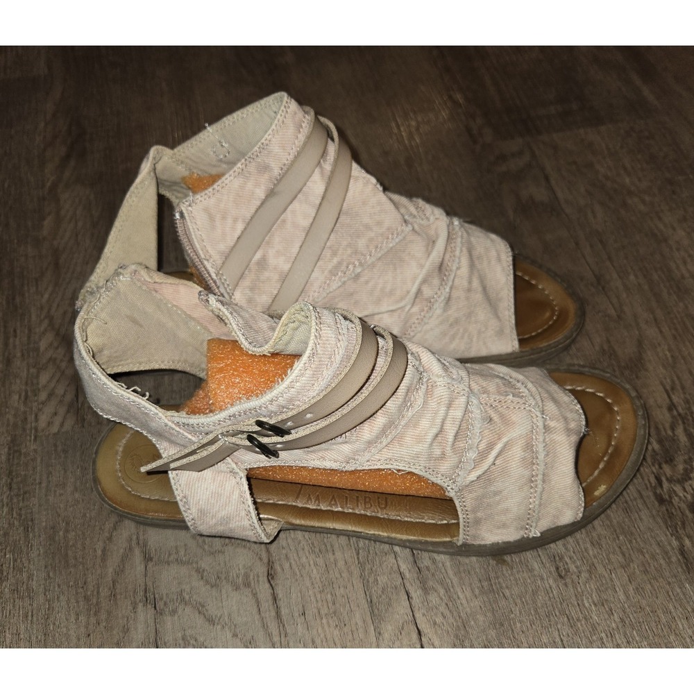 Blowfish Malibu Blush Pink Beauty Sandals Size 10